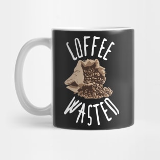 Coffee Wasted: Coffee T-shirt for Men and Women Mug